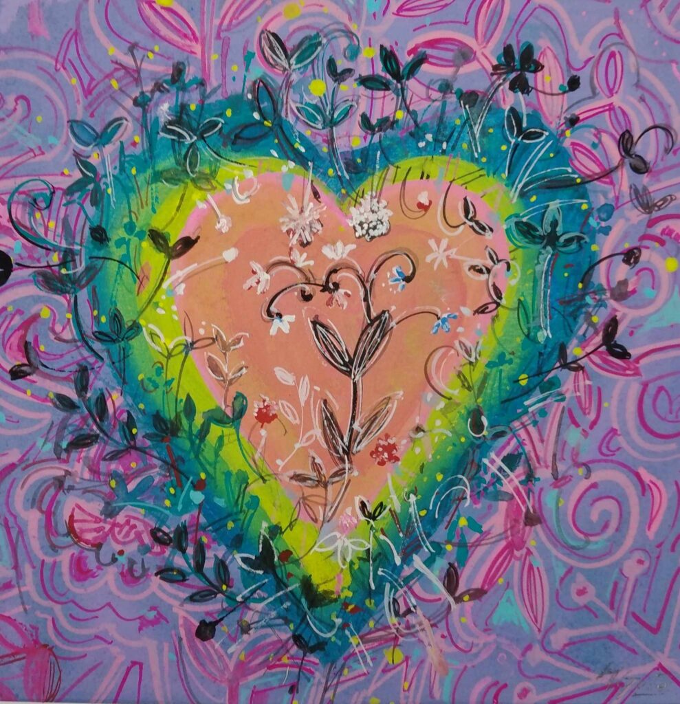 パープルのハート